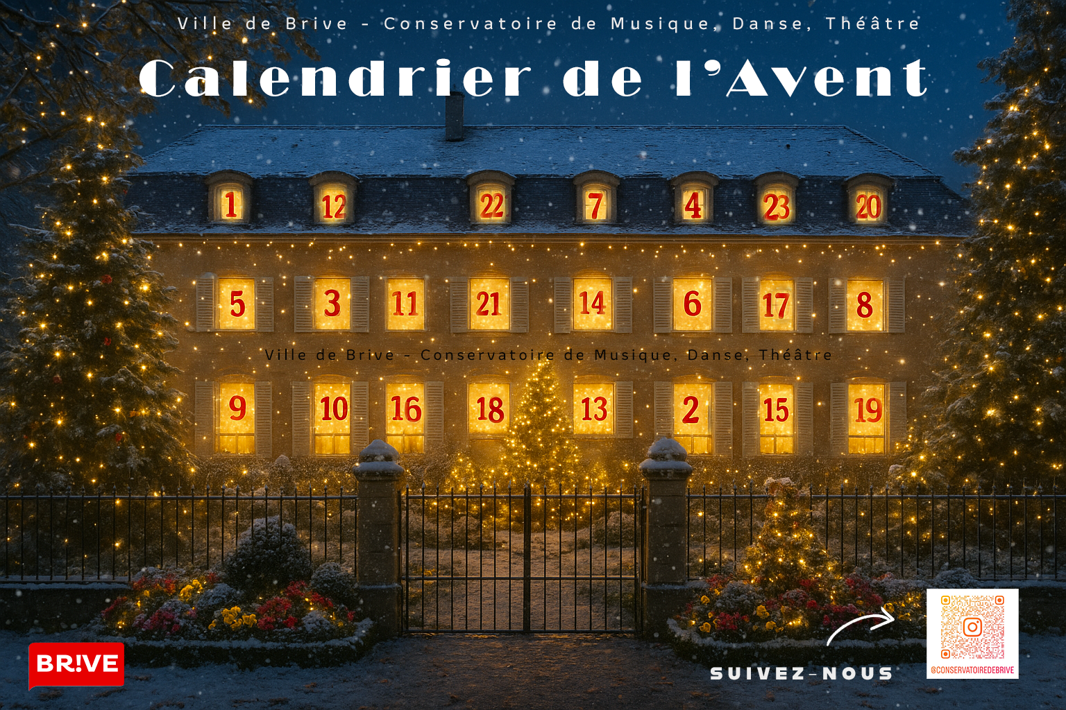 Immeuble du Conservatoire - Calendrierde l'avent