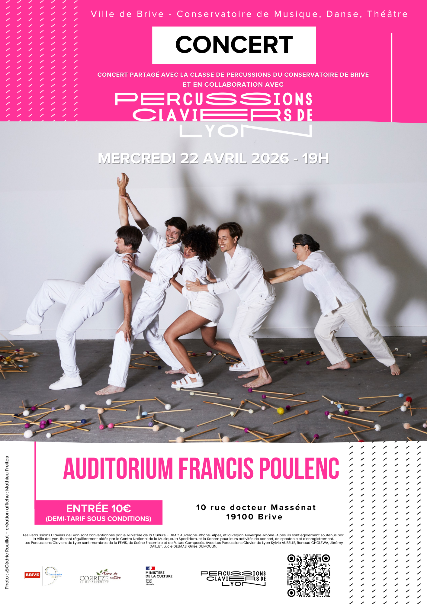 Groupe de musiciens. baguette de percussions